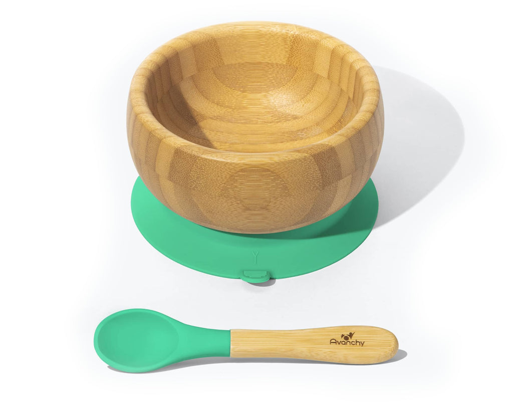 Avanchy Bamboo & Silicone Spoons  Ten Little Baby and Kids' Feeding