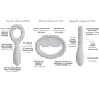 ezpz Oral Development Tools chart showing features of each tool. Available from tenlittle.com
