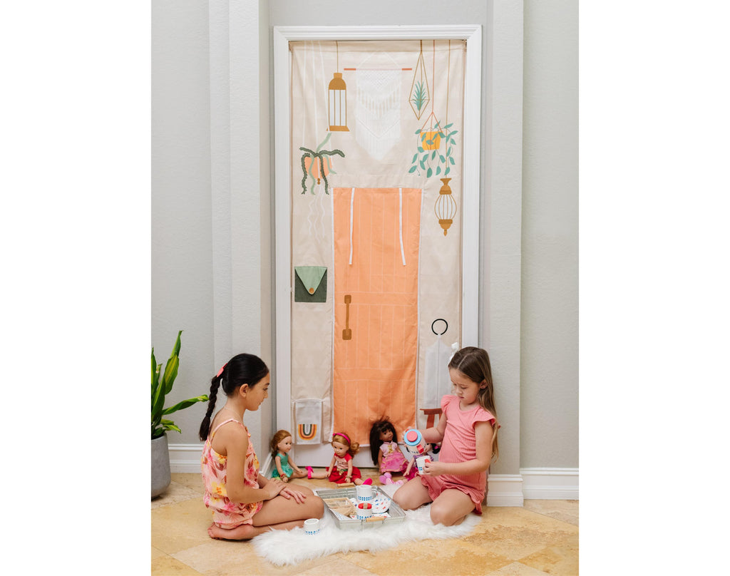 Swingly Boho Tea Doorway Playhouse Ten Little Baby and Kids' Toys