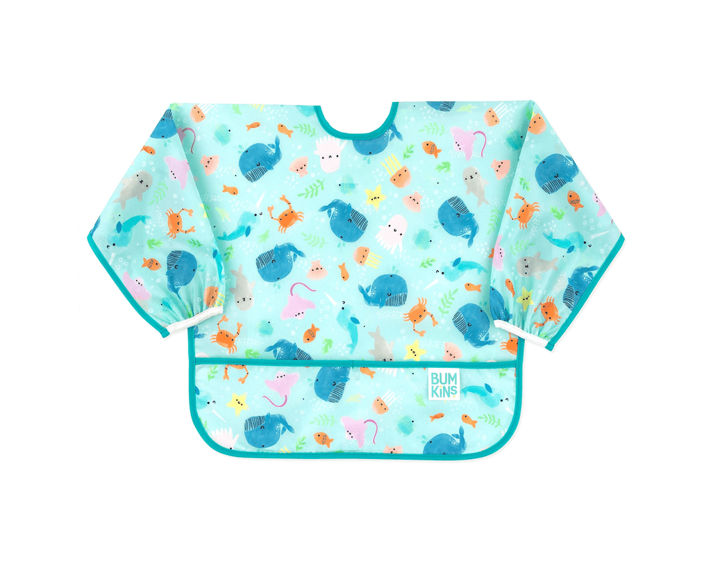 Bumkins Sleeved Bib Ten Little Baby and Kids' Feeding