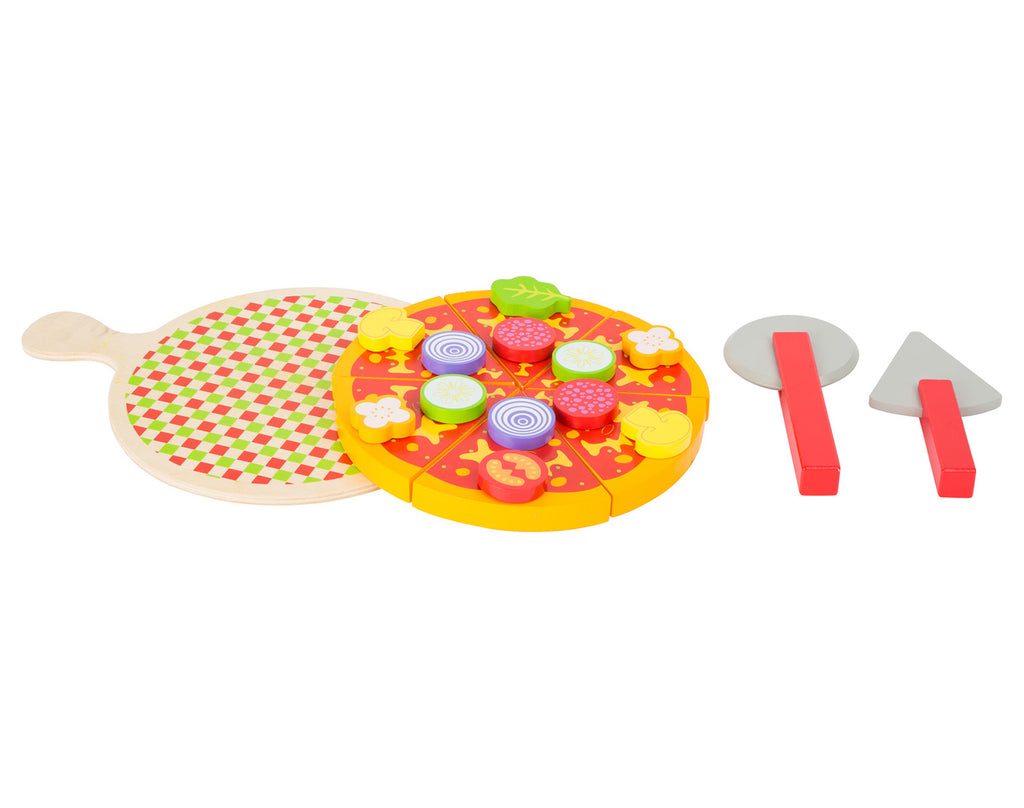 Small Foot Cuttable Pizza Set  Ten Little Toddler & Kids' Toys