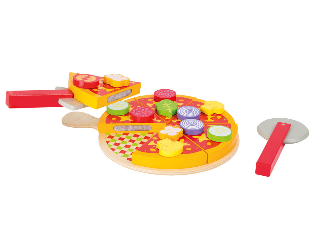 Small Foot Cuttable Pizza Set | Ten Little Toddler & Kids' Toys