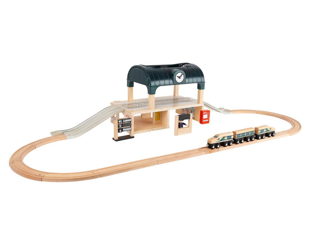 Small Foot Train Station Playset Ten Little Kids' Toys
