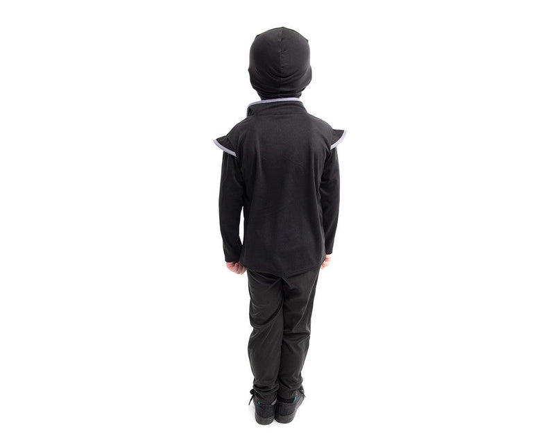 Child wearing Little Adventures Ninja Costume. Available from tenlittle.com