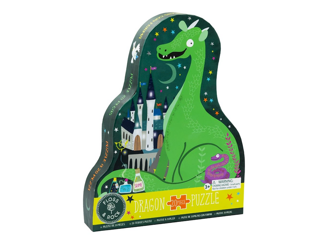 & Rock Spellbound Dragon Puzzle - 20 Piece | Ten Little Kid Toys