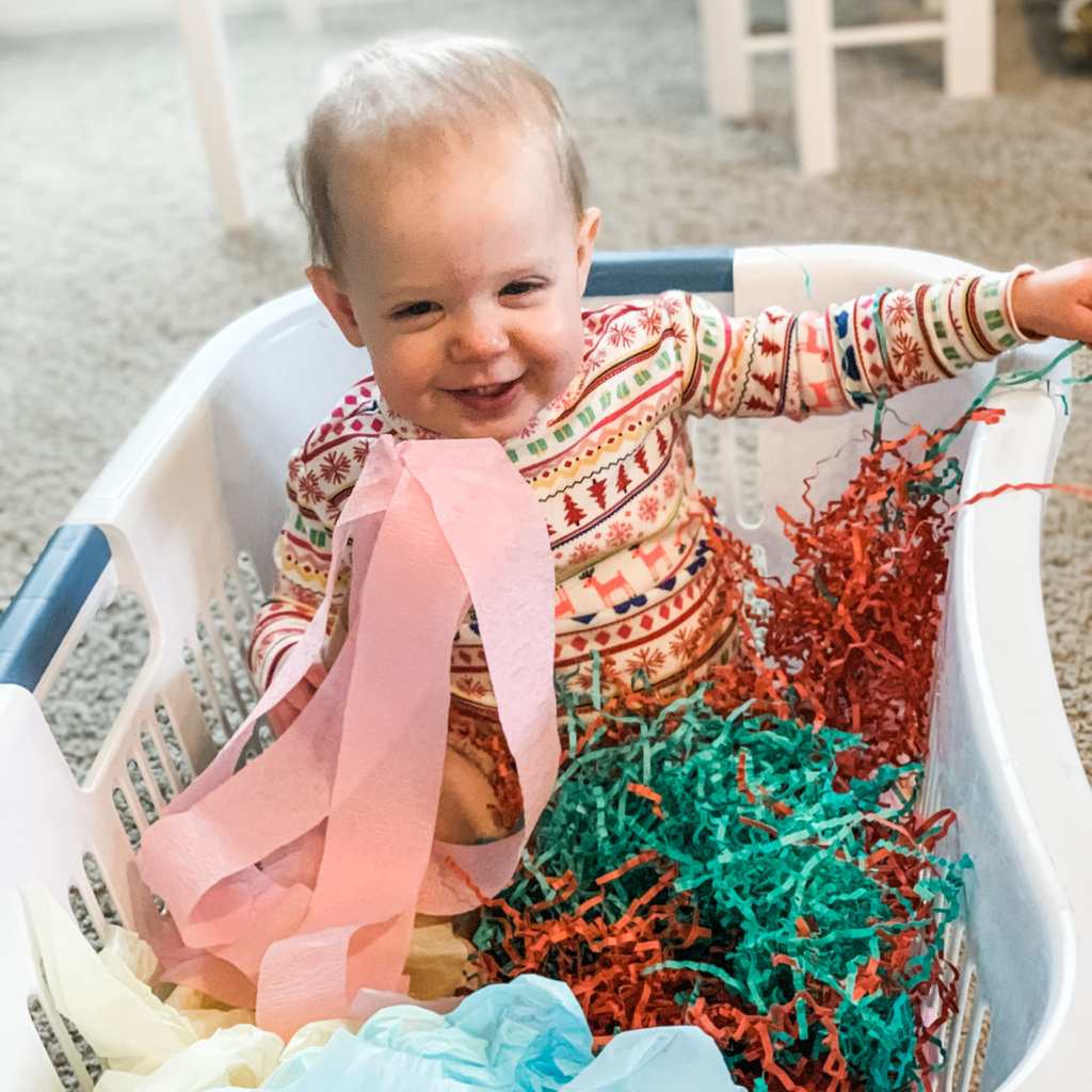 Ten Little Toddler Kids DIY Activities Sensory Bin