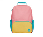 Ten Little Recycled Backpack - 15 Inch Pink & Yellow - Available at www.tenlittle.com