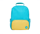 Ten Little Recycled Backpack - 15 Inch Teal & Yellow - Available at www.tenlittle.com