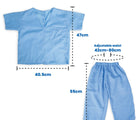 Bigjigs Doctor Costume measurements. Available from www.tenlittle.com.
