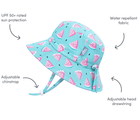 Features of Ten Little Aqua Dry Bucket Hat Watermelon - Available at www.tenlittle.com