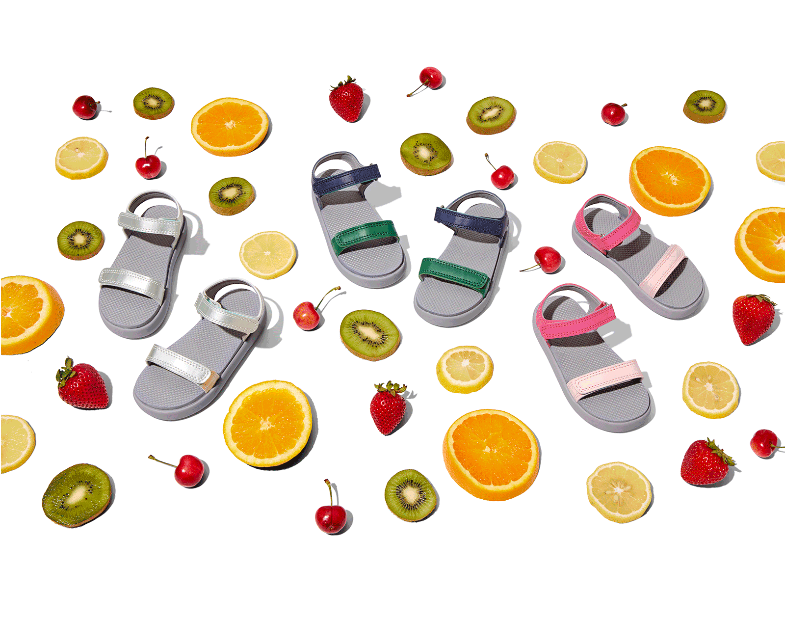 Ten Little Toddler and Kids Shoes Summer Sandals Blush & Candy Pink