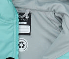 Lined with soft mesh  - Therm Hydracloud Puffer Jacket - Aqua - Available at www.tenlittle.com