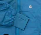 Cuffs with thumbholes - Close up - Therm Hydracloud Puffer Jacket - Blue - Available at www.tenlittle.com