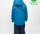 Back View of Therm Hydracloud Puffer Jacket - Blue - Available at www.tenlittle.com