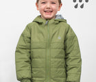 Waterproof and Windproof - Therm - Hydracloud Puffer Jacket - Olive - Available at www.tenlittle.com