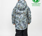 Back View of Therm Snowrider Deep Winter Coat - Camo. Available at www.tenlittle.com