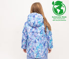 Back View of Therm Snowrider Deep Winter Coat - Mermaid. Available at www.tenlittle.com