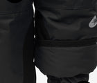 Reinforced Hem and Inner Leg/ Snow Garter Under the hem - Therm - Snowrider Convertible Snow Pants - Black - Available at www.tenlittle.com