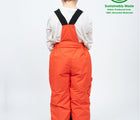 Back of Therm - Snowrider Convertible Snow Pants - Red - Available at www.tenlittle.com