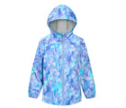 Therm Eco Weatherproof Packable Rainshell - Mermaid. Available at www.tenlittle.com