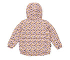 Back view of Snapper Rock - 2 in 1 Puffer Jacket - Leopards - Available at www.tenlittle.com