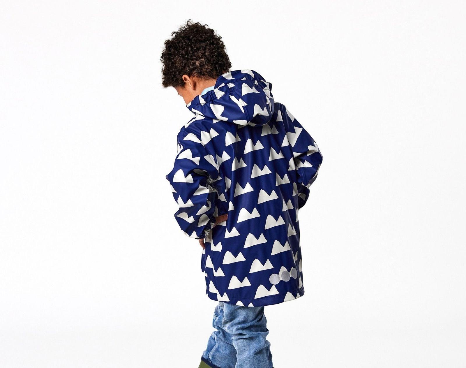 Snapper Rock Recycled Waterproof Raincoat - Mountains | Ten