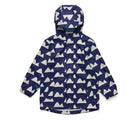 Snapper Rock - Fleece Lined Recycled Waterproof Raincoat - Mountains - Available at www.tenlittle.com