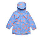 Snapper Rock - Fleece Lined Recycled Waterproof Raincoat - polka dot - Available at www.tenlittle.com