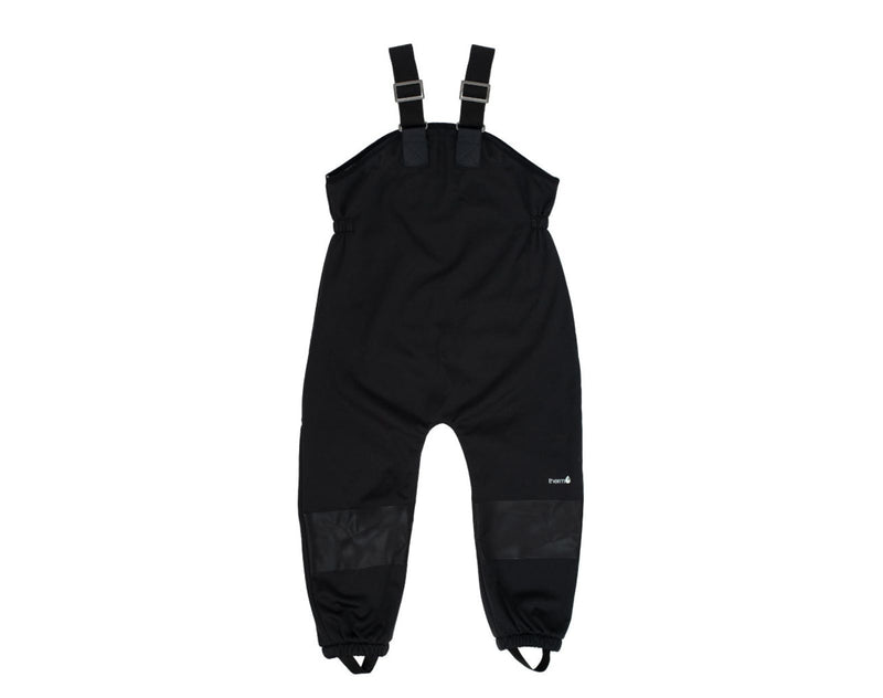 Therm Eco Waterproof & Windproof Fleece Overalls - Black - Available at www.tenlittle.com