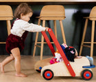 Baby playing HABA Walker Wagon Push Toy - Available at www.tenlittle.com