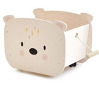Tender Leaf Pull Along Bear Cart - Available at www.tenlittle.com