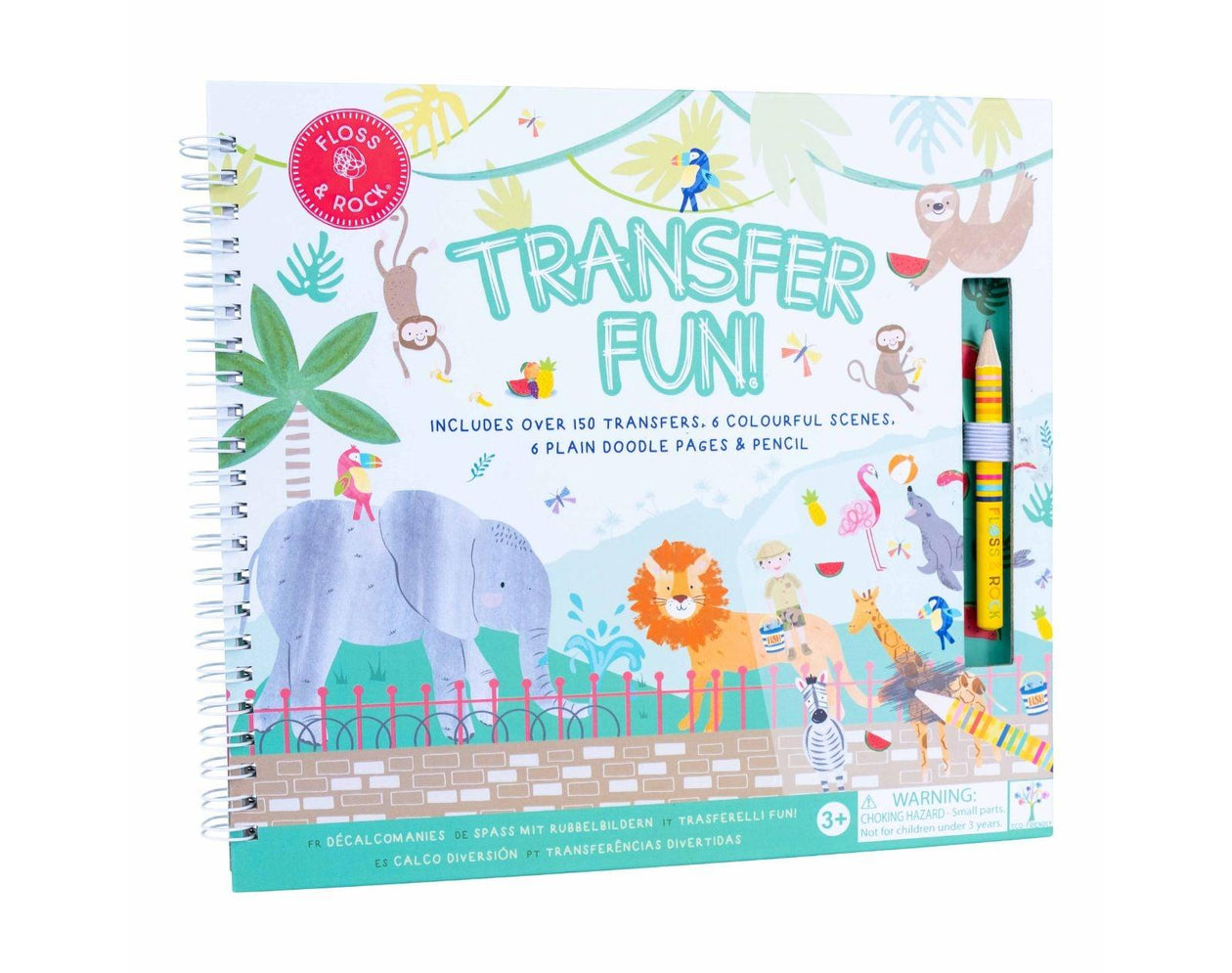 Floss and Rock Transfer Fun- Jungle - Available at www.tenlittle.com