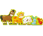 Hape Numbers & Farm Animals Puzzle - 10 Pieces - Available at www.tenlittle.com