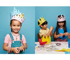 Kids playing and using DIY Crown & Tiara Set - Available at www.tenlittle.com
