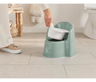Lifted BabyBjorn Potty Chair - Deep green/White - Available at www.tenlittle.com