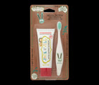 Jack N' Jill Natural Toothpaste & Bio Toothbrush - Fluoride Free - Strawberry in packaging- Available at www.tenlittle.com
