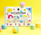 Bath bombs in yellow background Nailmatic Bath Bomb Maker - Available at www.tenlittle.com