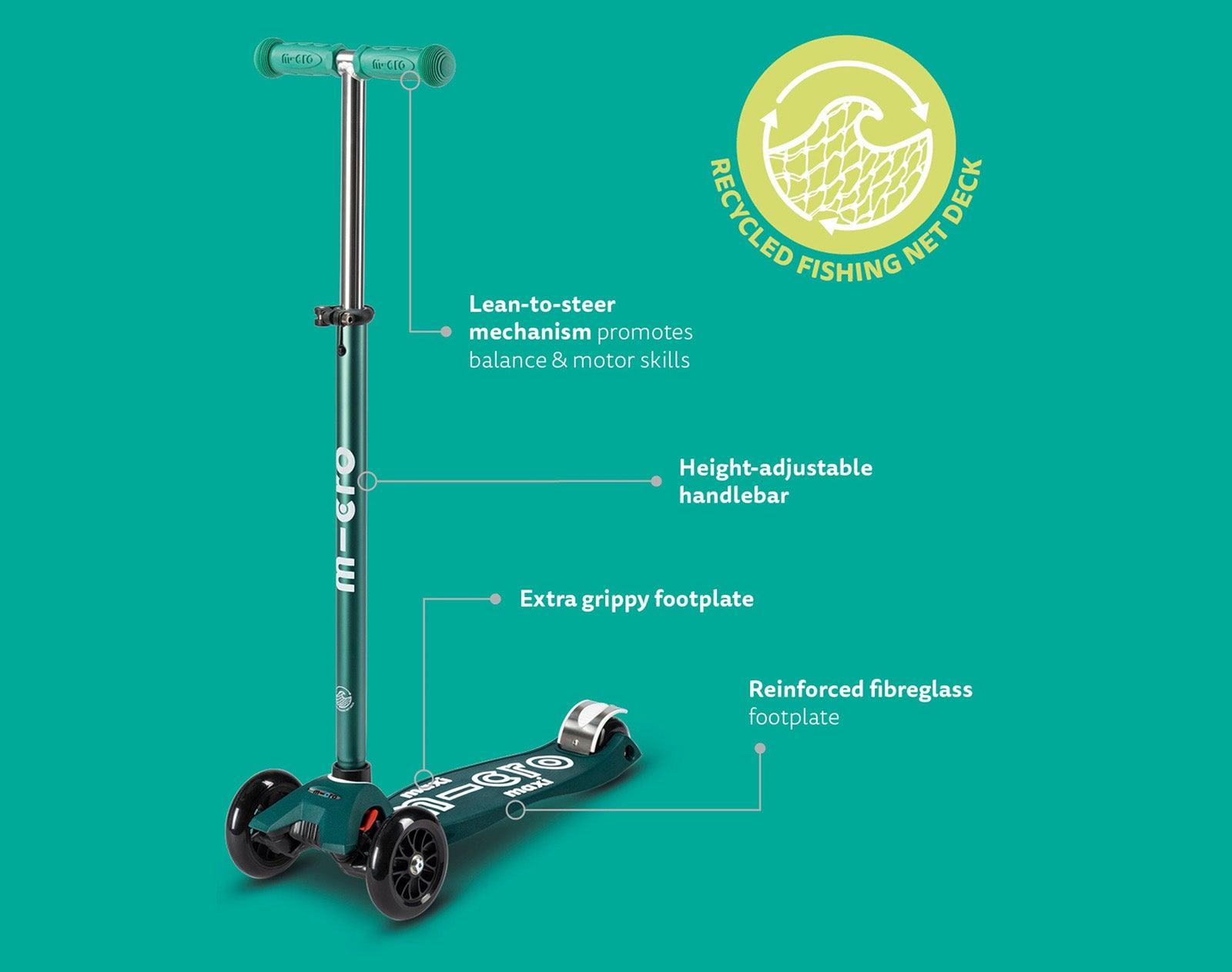 Micro Kickboard Maxi Deluxe Eco Scooter | Ten Little Kids