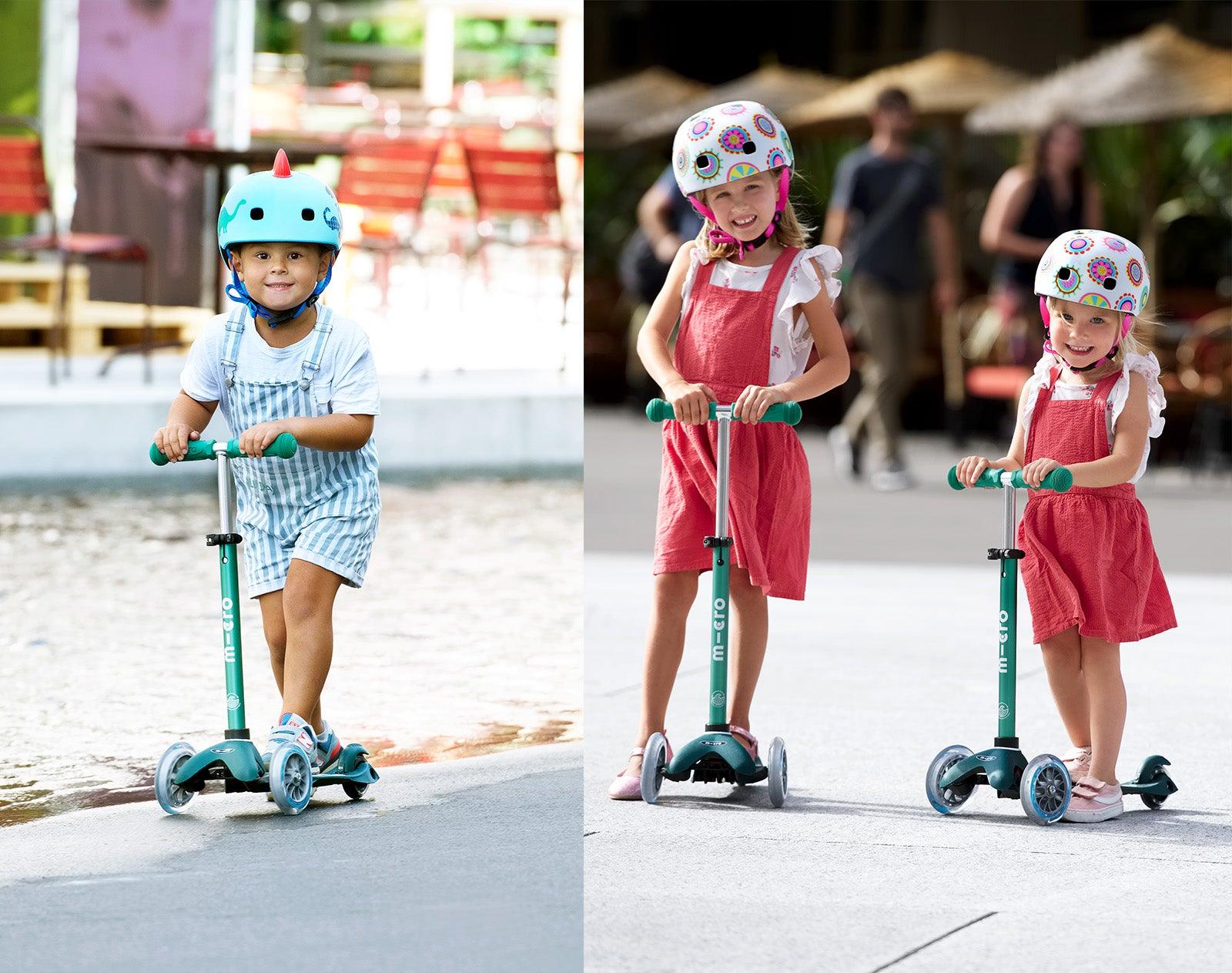 ミニマイクロスクーター  グリーン Micro Kickboard Mini Deluxe Eco Scooter | Ten Little Kids' Gear