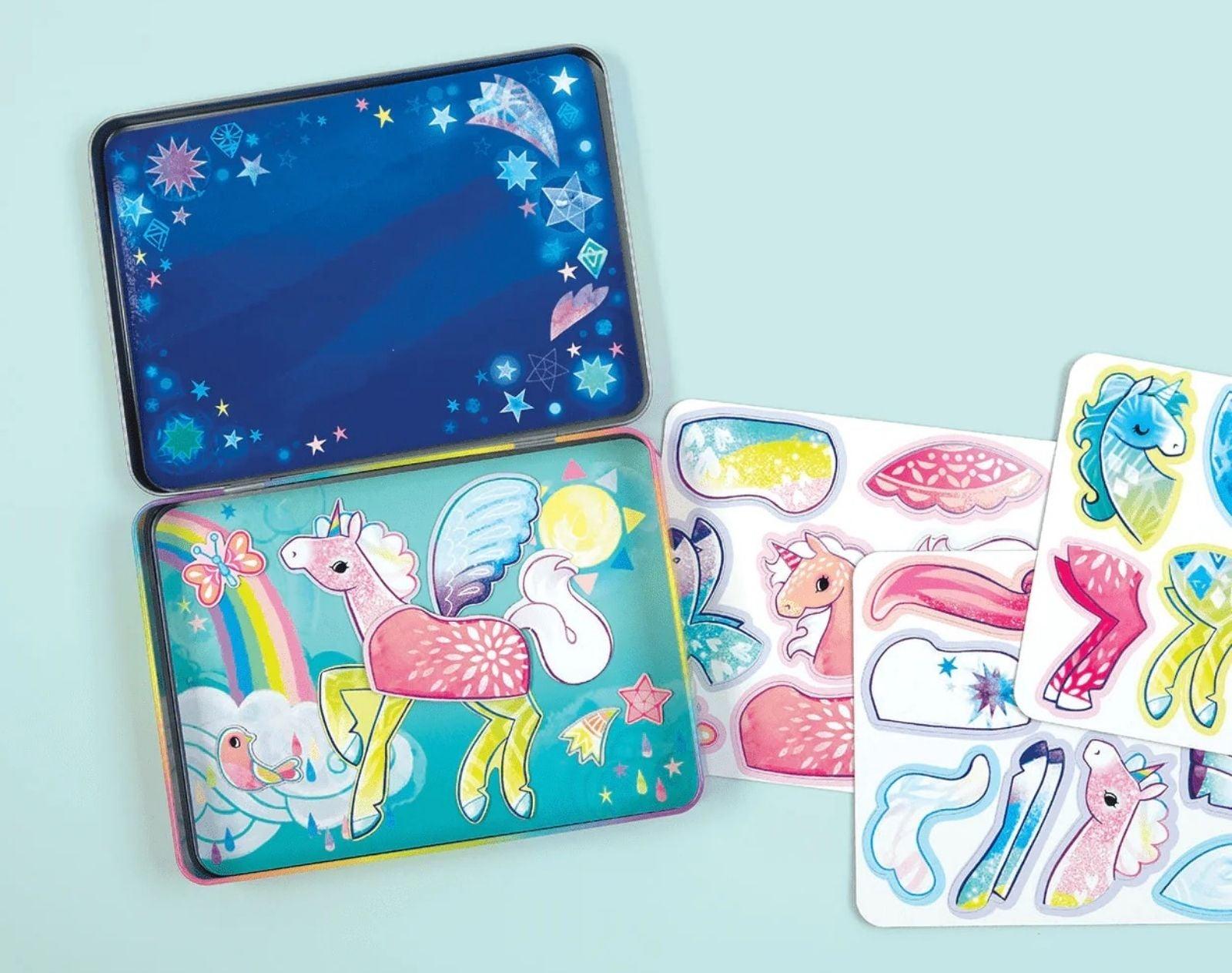 Mudpuppy Unicorn Magnetic Build-It for Toddler & Kids | Ten Little