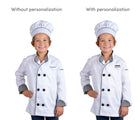 With and without personalization Aeromax Chef Costume - Available at www.tenlittle.com