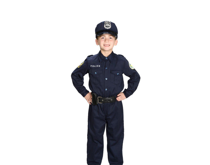 Child wearing Aeromax Police Officer Costume - Available at www.tenlittle.com