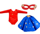 Bailey & Ava Superhero Leotard Skirt and mask -Red. Available at www.tenlittle.com
