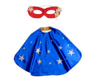 Bailey & Ava Cape & Mask Set-Blue - Available at www.tenlittle.com