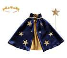 Bailey & Ava Magician Cape Set Navy Blue- Available at www.tenlittle.com