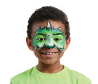 Child wearing dragon eco-kids face paint - Available at www.tenlittle.com