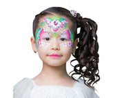 Child wearing enchanted eco-kids face paint - Available at www.tenlittle.com