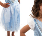 Close up child Wearing Cinderella Costume Party - Available at www.tenlittle.com