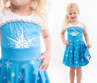 Close up Little Adventure Ice Twirl Dress - Available at www.tenlittle.com