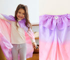Kid wearing Sarah's Silks Cape- Blossom - Available at www.tenlittle.com